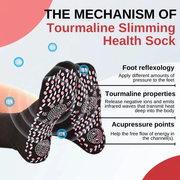 AFIZTM Tourmaline Lymphvity Varicose Veins Treatment Sock - Image 4