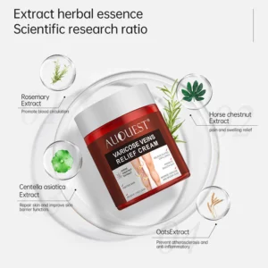 Alternative view of AUQUEST™ Varicose Veins Relief Cream