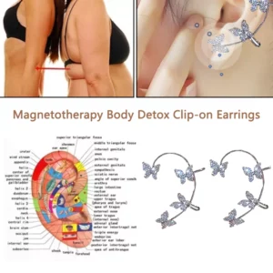 Alternative view of Beautification™ Magnetotherapy Body Detox Clip-On Earrings
