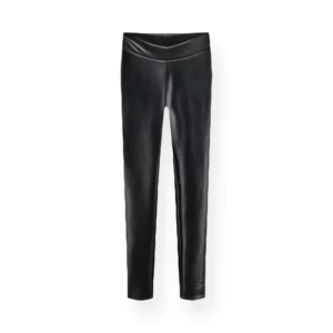 Alternative view of BodyShaper Compression LeatherLegging Pants
