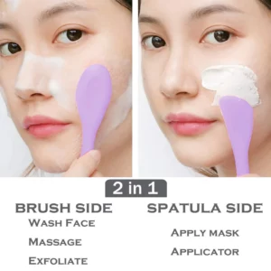 Alternative view of GECOMO Dual-head Silicone Mask Brush