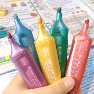 Alternative view of GLISTEN Metallic Galaxy Highlighter Pen