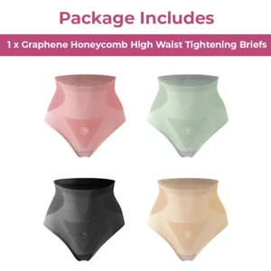 Alternative view of Graphene Honeycomb High Waist Tightening Briefs