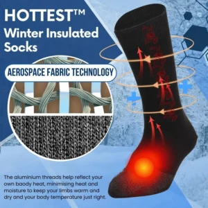 Alternative view of HOTTEST™ Winter Insulated Socks