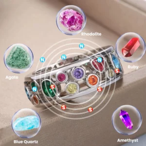 Alternative view of HeathCryt™ Crystal-Quartz IONIX Ring