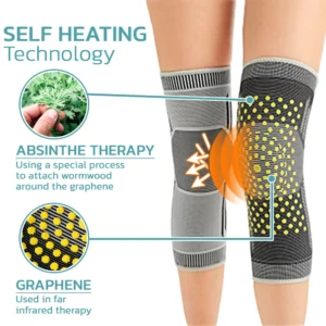 Alternative view of LEGBACK Graphene Acupressure Selfheating Knee Braces