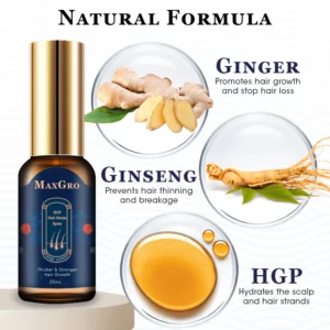 Alternative view of MaxGro HGP Hair Serum Spray