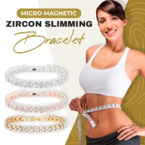 Alternative view of Micro Magnetic Zircon Slimming Bracelet