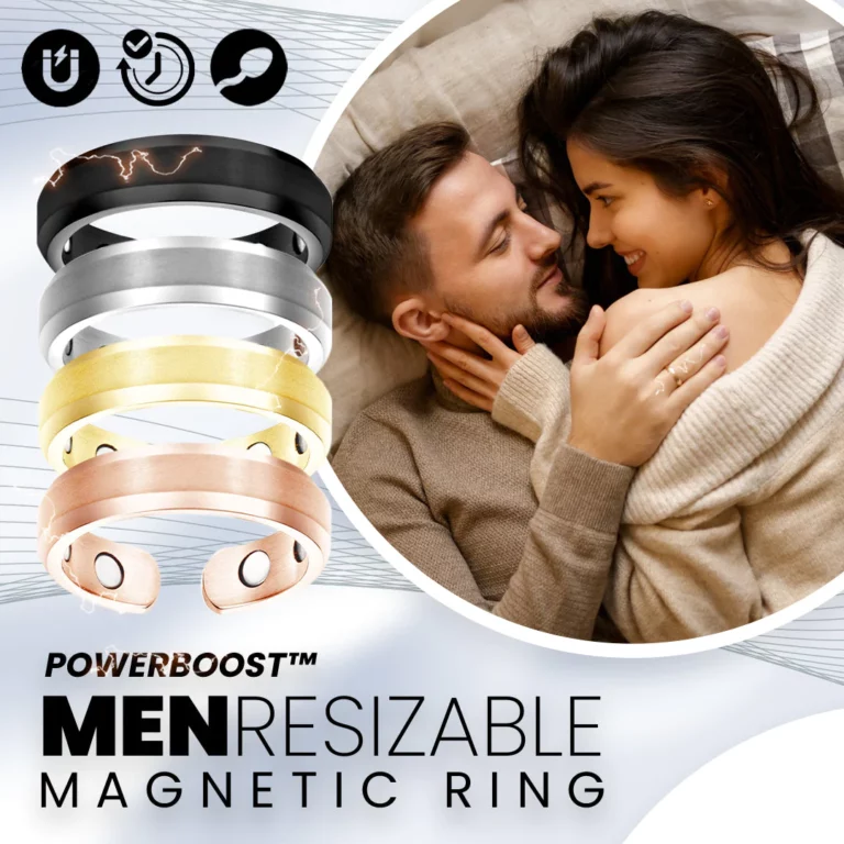 Ανδρικό μαγνητικό δαχτυλίδι με δυνατότητα αλλαγής μεγέθους PowerBoost™