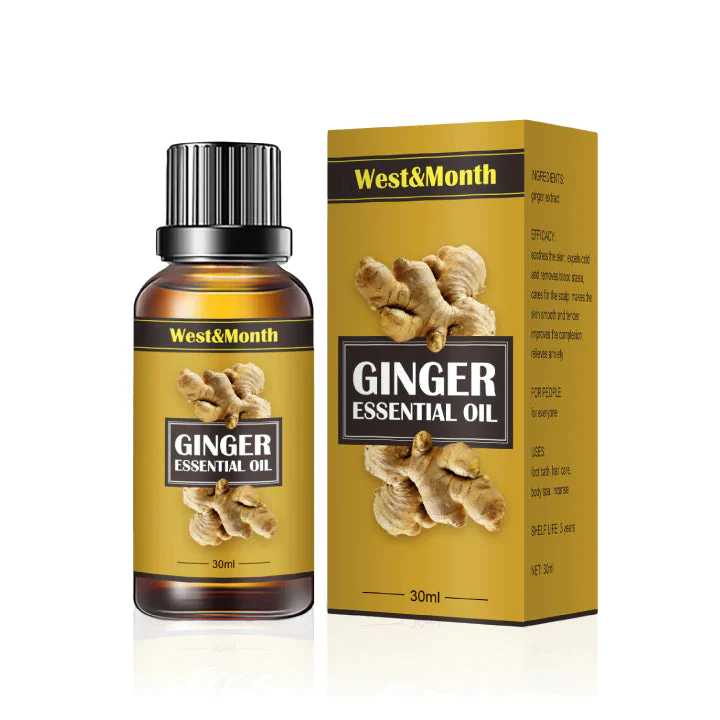RochFit ™ Lymph Detoxification Ginger Oil