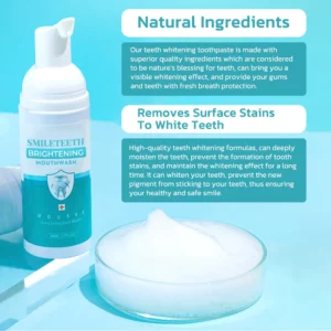 Alternative view of SmileTeeth Brightening Mouthwash Mousse