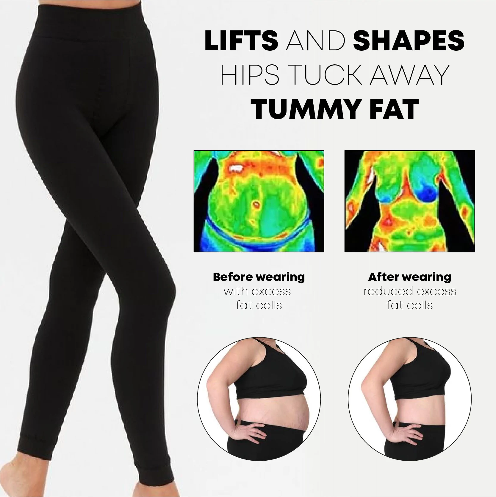 SuperWarm Fleece Lined Leggings - Image 3