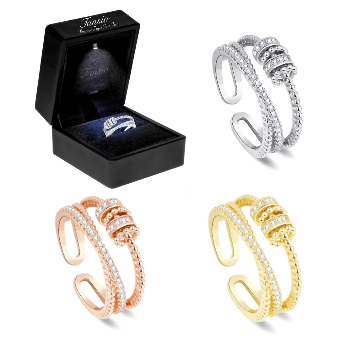 TANSIO Threanic Triple Spin Ring - Image 5