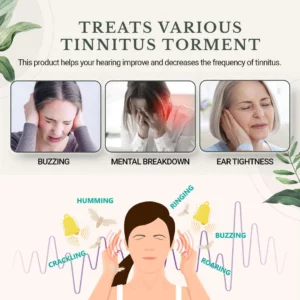 Alternative view of Tinnitus KyaniteION Ear Cuff