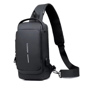 Alternative view of USB Charging Sport Sling Anti-Theft Shoulder Bag