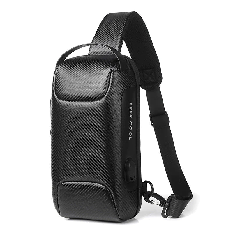 USB Charging Sport Sling Anti-Theft Shoulder Bag - Image 4