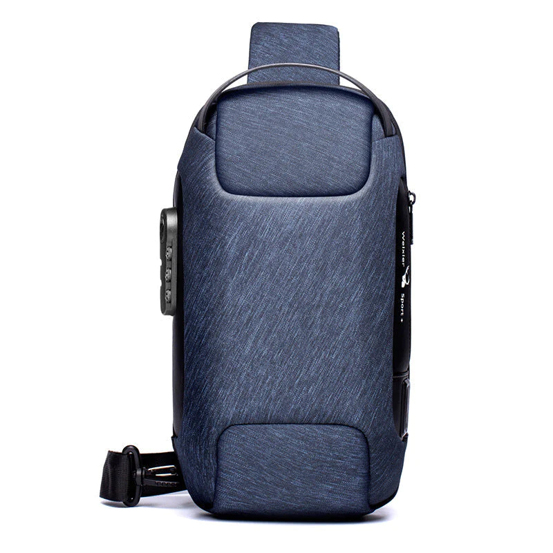 USB Charging Sport Sling Anti-Theft Shoulder Bag - Image 5