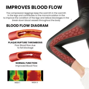 Alternative view of UltraLEAN BodyShaper Compression LeatherLegging Pants