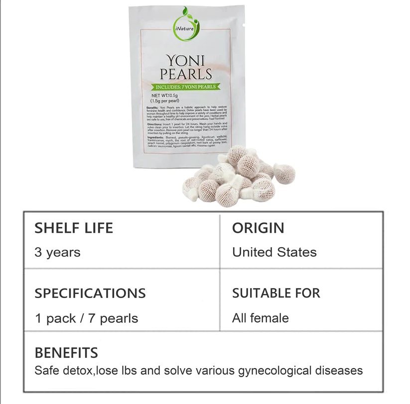 iNature™ FemaleSlimming and Detoxing Yoni Pearls - Image 4