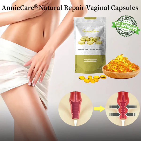 AnnieCare® Instant Itching Stopper & Detox and Slimming & Firming Repair & 핑크 앤 텐더 천연 캡슐