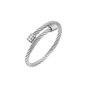 Alternative view of CRAINOC TRIO TitaniumION Osimium Bangle