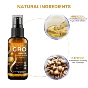 Alternative view of CaffeineGRO Hair & Beard Serum Spray