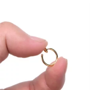 Alternative view of Classy Retractable Hoop Earrings