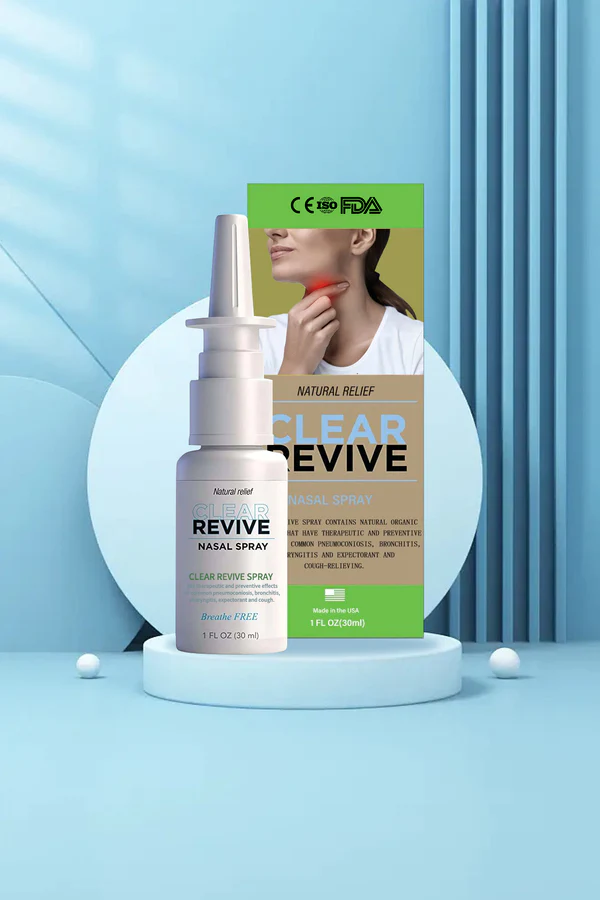 Revive® Organic Herbal Lung Cleanse & Nasal Spray PROን አጽዳ