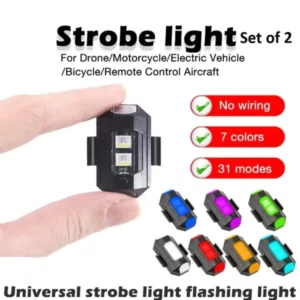 Alternative view of GF GOLDEN FOX Motorcycle Bike Helmet LED Lamp