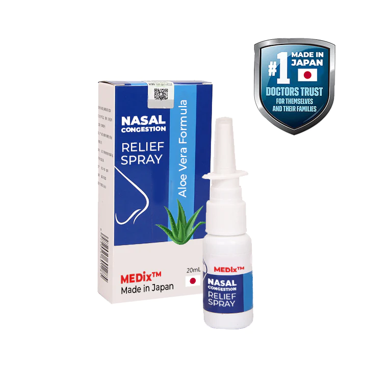 Spray de alívio de congestão nasal japonês MEDix™