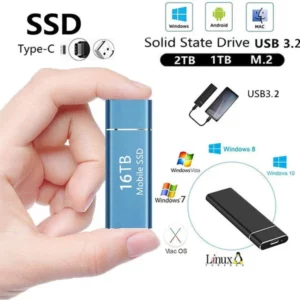 Alternative view of PORTABLE EXTERNAL SOLID STATE DRIVE, UP TO 1050MB/S, COMPATIBLE WITH PC, MAC, PS4 & XBOX