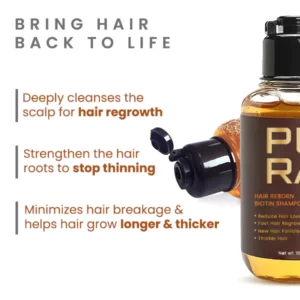 Alternative view of PURA Hair Reborn Biotin Shampoo