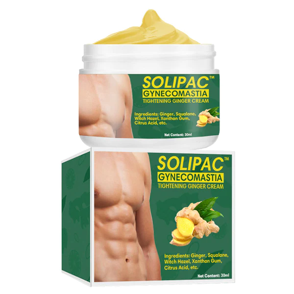 SoliPac™ Gynecomastia कसने वाली अदरक क्रीम