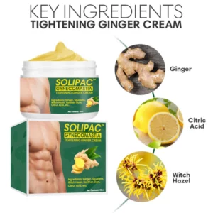 Alternative view of SoliPac™ Gynecomastia Tightening Herbal Cream