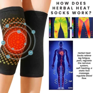 Alternative view of THERMA'Trim Bouquet Herbal Self-Heating Socks