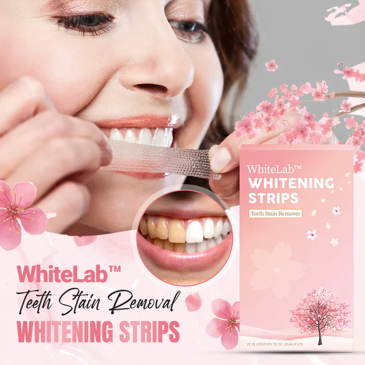 WhiteLab™ კბილების ლაქების მოსაშორებელი მათეთრებელი ზოლები