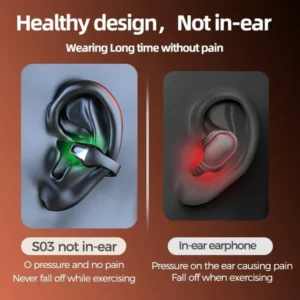 Alternative view of Wireless Ear Clip Bone Conduction Headphones