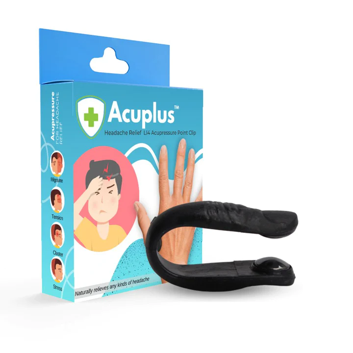 Acuplus™ 頭痛緩解 LI4 指壓點夾