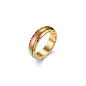 Alternative view of EMPLO LabradoriteThermo Fidget Ring