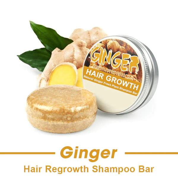 Shampoo Bar GingerPro para o recrecemento do cabelo