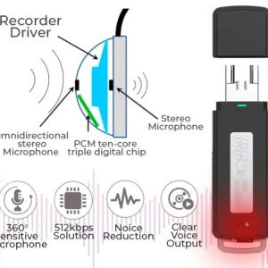 Alternative view of Guardian 1ClickON Secret USB Voice Recorder