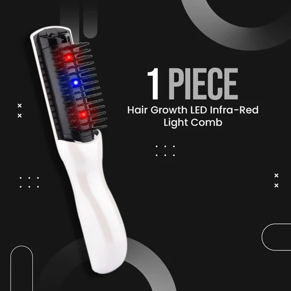თმის ზრდის LED ინფრაწითელი სინათლის სავარცხელი