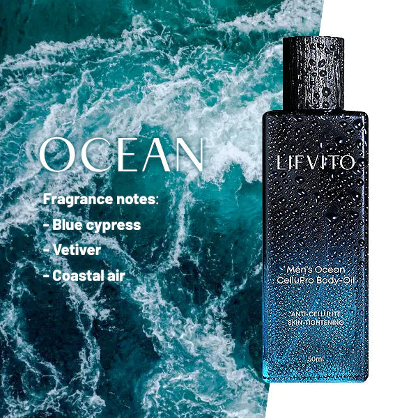 LIFVITO Spruce Men's Ocean CelluPro Body-Oil - Image 5