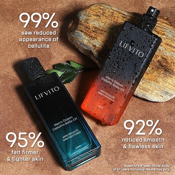 LIFVITO Spruce Men's Ocean CelluPro Body-Oil - Image 6