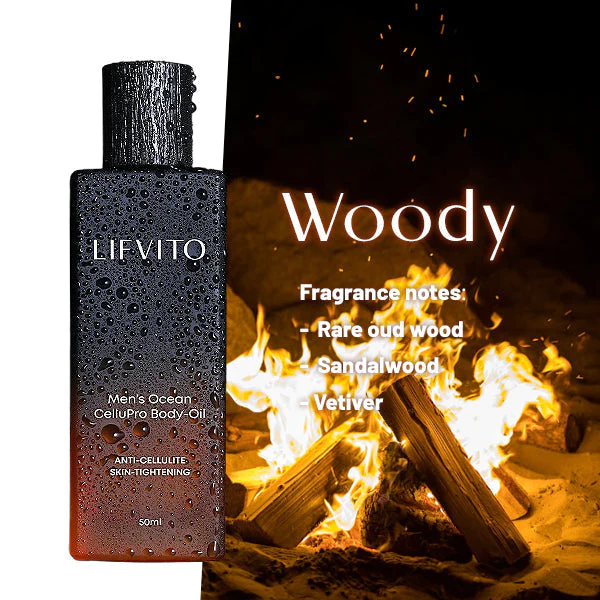 LIFVITO Spruce Men's Ocean CelluPro Body-Oil - Image 7