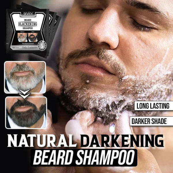 Naturalny szampon przyciemniający brodę