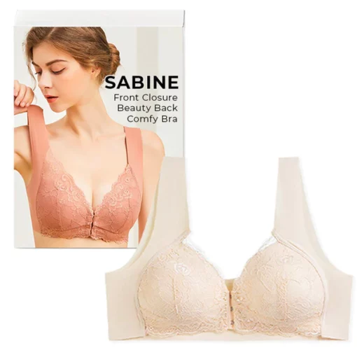 Sabine France Front Closure Beauty Back Comfy Bra