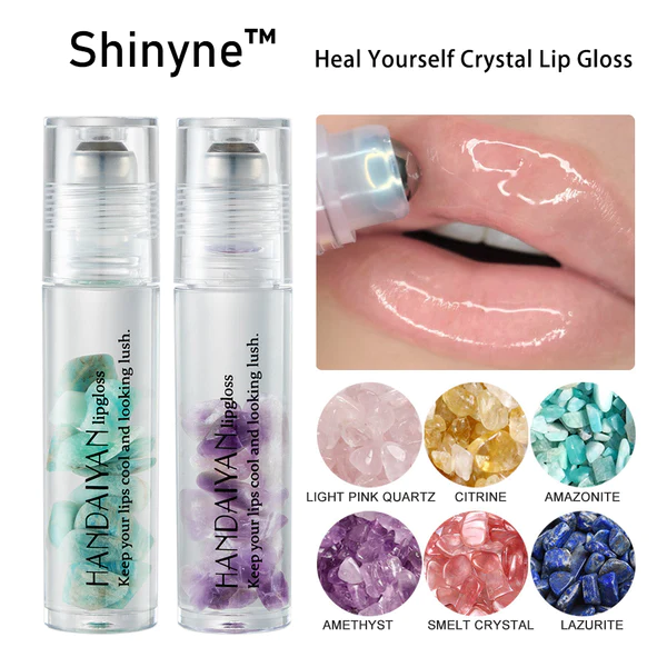 Shinyne™ Natural Crystal Moisturizing စိမ်းလန်းစိုပြေသော နှုတ်ခမ်း တောက်ပသော နှုတ်ခမ်းများ