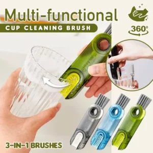 Cepillo de limpeza de vasos multifuncional 3 en 1