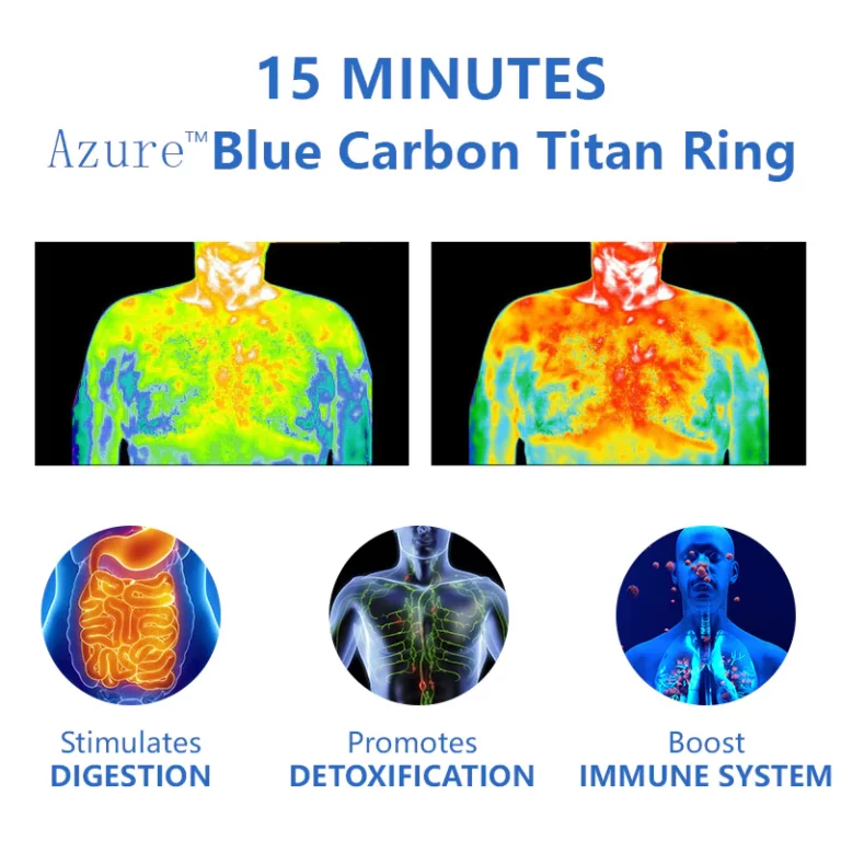 Inel Titan Blue Carbon Azure™